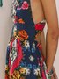 Multicolor Floral Casual Floral-print Maxi Dress